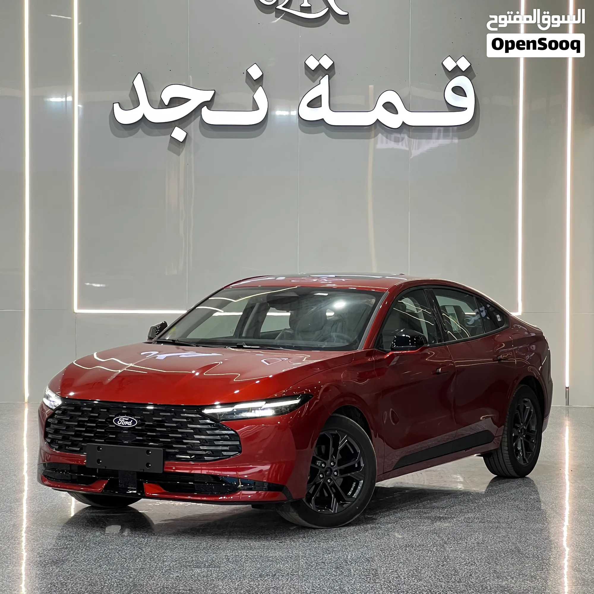 فورد توروس امبيانتي هايبرد Standard 2026 الشكل الجديد أحمر - image 1